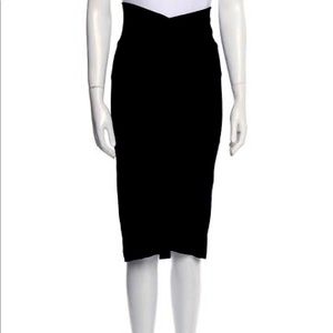 XS | Zero + Maria Cornejo midi length skirt